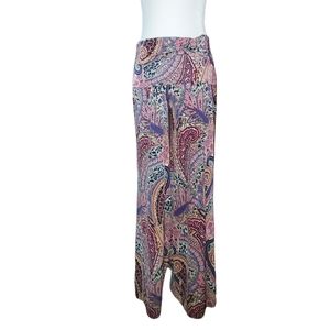 Ariella 28" Harem Pants Wode Leg Paisley Print Dance. Dimensions …